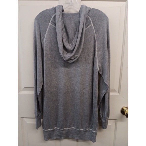 Haute Hippie Nude Women Gray Casual Hooded Sweater Dress S Silk/Cashmere Blend - Picture 2 of 8